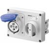 GEWISS SPA Presa fissa interbloccata 3P+N+T 32A 200-250V - 50/60HZ 9H - IP44 - GEW GW66117