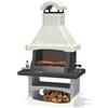 Sarom Barbecue A Legna In Muratura Con Parabraci Inox 125x64x241 Salamanca Sarom