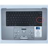 Apple Tastiera layout Topcase 🇺🇸 Americana Usa Space Gray Macbook Pro 16 A2485 M1