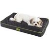 Ferplast Cuccia Ortopedica per Cani Piccoli Materassino per Cani Impermeabile e Antigraffio Cuccia Morbida Polo, 65 x 40 x h 8 CM, NERO