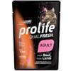 Prolife Dual Fresh Adult Cat umido (manzo e agnello) - 6 bustine da 85gr.