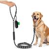 Ricihene Guinzaglio per Cani di Grandi e Medie Dimensioni (15-60 kg), 3,4 m, Doppio Regolabile e a Mano Libera in Nylon con Riflettente, Sacchetti per Rifiuti, Forza Estrema