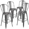 Flash Furniture Flash Möbel - Sgabello in metallo