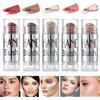 Joyeee 5 Colori Matte Blush Stick, Contouring Concealer Stick, Lunga Durata Waterproof Natural Smooth Blush Cream Stick per Guance, Occhi e Labbra