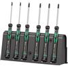Wera, 2067/6 Assortimento di giraviti TORX BO per l'elettronica + rack, 6 pezzi