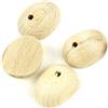 Piedi di legno ovale 3 x 4 cm