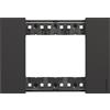 BTicino Living NOW Placca nera 3 posti - KA4803KG