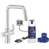 Grohe 30601000 miscelatore a tre vie Blue Pure Minta con sistema filtrante