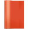 HERMA 7482 Copertine per quaderni, DIN A5, trasparenti, in pellicola di polipropilene resistente e lavabile, set da 25 copertine per quaderni, colore: rosso