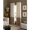 Curtainworks Kendall Tenda a Pannello, Poliestere Tessuto, Marrone/Marrone Chiaro, 63 in