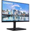 Samsung - Monitor PC professionale da 56 cm, serie T45F nero, pannello IPS, full HD (1920 x 1080), HDMI, porta display, USB, con supporto e funzione di rotazione