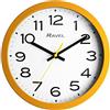 Ravel - Orologio da Parete moderno per Ufficio e Cucina da 25 cm - Quarzo analogico - RWC.25.9 - Ocra