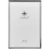 Lawrence Frames Polished Silver Plate 8 30,5 cm di Cornice, Bead Border Design