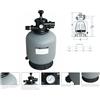 Emaux Filtro soffiato P650 in polietilene 15 m3/h