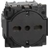 Bticino Spa Presa Bipasso Flat Standard Tedesco/Italiano 2P+T 10/16A Bticino KG4140A16F