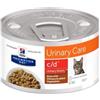 HILL'S FELINE C/D lattina URINARY STRESS pollo e verdure GR.82