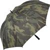 iX-brella Ombrello tascabile XXL con borsa a tracolla, Oliva, Mini-Taschenschirm mit Etui, Ombrello tascabile apribile