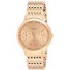 Guess Lattice donna abito multi oro rosa rotondo W1088L2