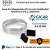 Gicar 8.9.25.56G Cavo AmpModu2 Femmina 4 Vie 300mm