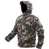 Ketamyy Uomo Tattico Mimetiche Giacche Impermeabile Softshell Fodera in Pile Giubbino Autunno Inverno Outdoor Trekking Caccia Alpinismo Antipioggia Cappotti con Cappuccio Tricolore Deserto XL