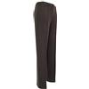 Carla Ferroni Pantalone Donna in Lana Jersey Caldo Morbido Elasticizzato Vita Alta (Marrone, 50)