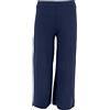 JOPHY & CO. Pantalone Bambina Cabana a Zampa di Elefante in Cotone (cod. 5025) (Blu Scuro Palazzo, 10 Anni)