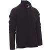 Taglie forti uomo Polo Maglia Cotone Manica Lunga Oversize No Maxfort (5XL, Nero)