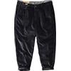 GUOCU Pantaloni Cargo Casual da Uomo Pantaloni di Velluto a Coste Militare Pantaloni Chino da Jogging Pantaloni Larghi Formale Classico Smart Pantaloni Harem da Lavoro Blu 38