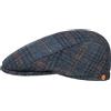 MAYSER Coppola Frankie Soft Shetland Wool Uomo - Made in The EU Cappellino Lana Cappello Piatto Invernale con Visiera, Fodera Autunno/Inverno - 56 cm Blu Scuro