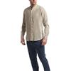 La Primula Verde, Camicia di Puro Lino Uomo, Collo Coreana, Manica Lunga, Abbigliamento Uomo, Stagione Estiva, Bianco, Beige, Verde, Celeste, Avio, dalla S a 3XL (Triple Extra Large (XXXL), Beige)