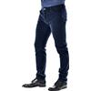 Evoga Pantaloni Uomo sartoriali in Velluto Invernali Casual (Blu Scuro, 60)