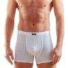 Enrico Coveri 18 Pezzi Boxer Uomo in Cotone Bielastico EB1002, Bianco, 4/M