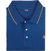 P-Club Polo Uomo a Manica Lunga in Jersey Caldo Cotone Taglie Forti 4XL 5XL 6XL (3XL - Petrolio)
