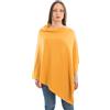 DALLE PIANE CASHMERE Poncho Donna Misto Cashmere Lana - Nero