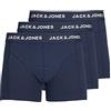 JACK & JONES Pantaloncini da Uomo, Confezione da 3, Notti Blu, S