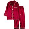 Miyanuby Set pigiama per ragazze e ragazzi con bottoni in raso di seta pigiama pigiameria da notte 2 pezzi set di vestiti regali per neonati e ragazzi, Rosa (maniche corte), 6-7 Anni