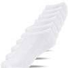 Snocks 6 Paia Calze Sneaker Traspiranti in Cotone Organico per Uomo e Donna - Taglie 35-50