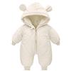 famuka bambino tuta da neve bambino bambino bambina pagliaccetto invernale in generale (Beige, 12 mesi)