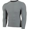 MASOCIO Maglietta Anti UV Uomo Maglia Maniche Lunghe UPF 50+ Protezione Solare Costume da Bagno Rash Guard T Shirt Mare Surf Compressione Asciugatura Rapida Grigio Taglia M