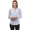 Vincenzo Boretti Blusa, Taglio Giusto, Scollo Rotondo Blu Scuro S
