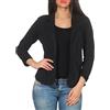 malito more than fashion Malito Donna Classico Blazer Basic-Look Jersey Giacca 1654 (Nero, XXL)