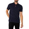 GANT Uomo Polo Regolare in Piquet A Contrasto, Evening Blue, 3XL