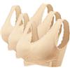Litthing Reggiseno Sportivo Wireless di Pizzo Bra da Donna Senza Giunte Comodo Reggiseni Senza Ferretto Top Push up da Ginnastica Yoga Allenamento Running