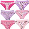 EMY Slip Bambina in Cotone 6 Pezzi, Mutandine Bambina 90% Cotone 10% Elastan, Morbide e Traspiranti con Tassello in Cotone ed Elastico Comfort (13-14 Anni, Girls)