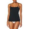 Emporio Armani Top Basic Bonding Microfiber, Maglietta Donna, Nero, L