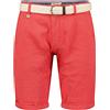 Geographical Norway GEO Norway Podex Men -Short/Bermuda Uomo - Pantaloni Cargo in Cotone, Abbigliamento maschio/uomo per l'estate - Pantaloncini e Bermuda, rosso, 3XL