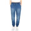 Fraternel Jeans Donna Pantaloni Jogger con Caviglie elasticate Blu Taglia: 4XL