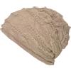 CHARM Uomo Cotone Beanie Berretto Cappello Luce Peso Raffreddamento Estate Beige