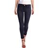 Fraternel Jeans Donna Skinny Stretch Vita Bassa Nero Taglia: L