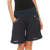 malito more than fashion Malito Donna Lino Pantaloni Casual Bermuda Pantaloni Uni Colors 8024 (Fango, M)